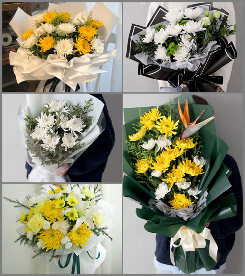 湖北随州市随县淮河镇高庄村白事花束代送